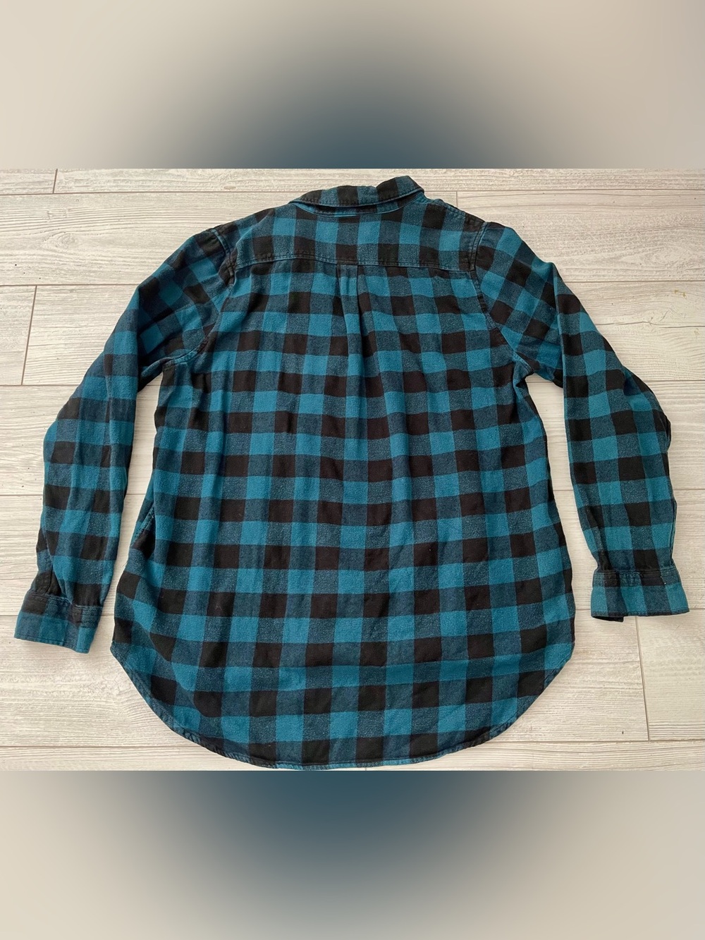 Woolrich Pemberton Boyfriend Cotton Flannel Button Down Shirt Buffalo Check Sz L - Picture 6 of 12